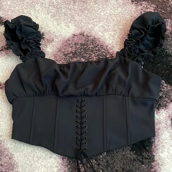 Tops - Black corset top